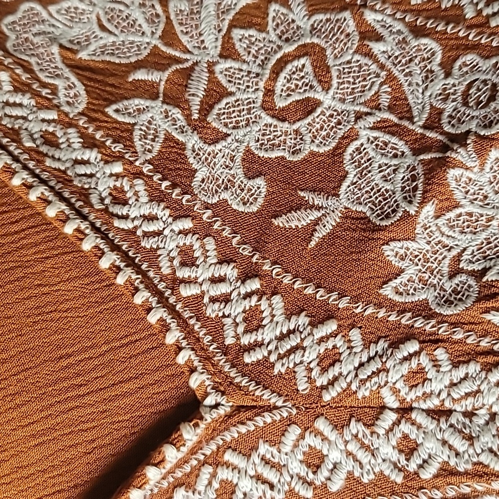 American Eagle NWOT BOHO Long Sleep Top - Picture 3 of 4